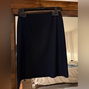 Theory Navy Pencil Skirt